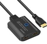 Przełącznik HDMI 4K 60Hz z 60cm dołączonym kablem HDMI