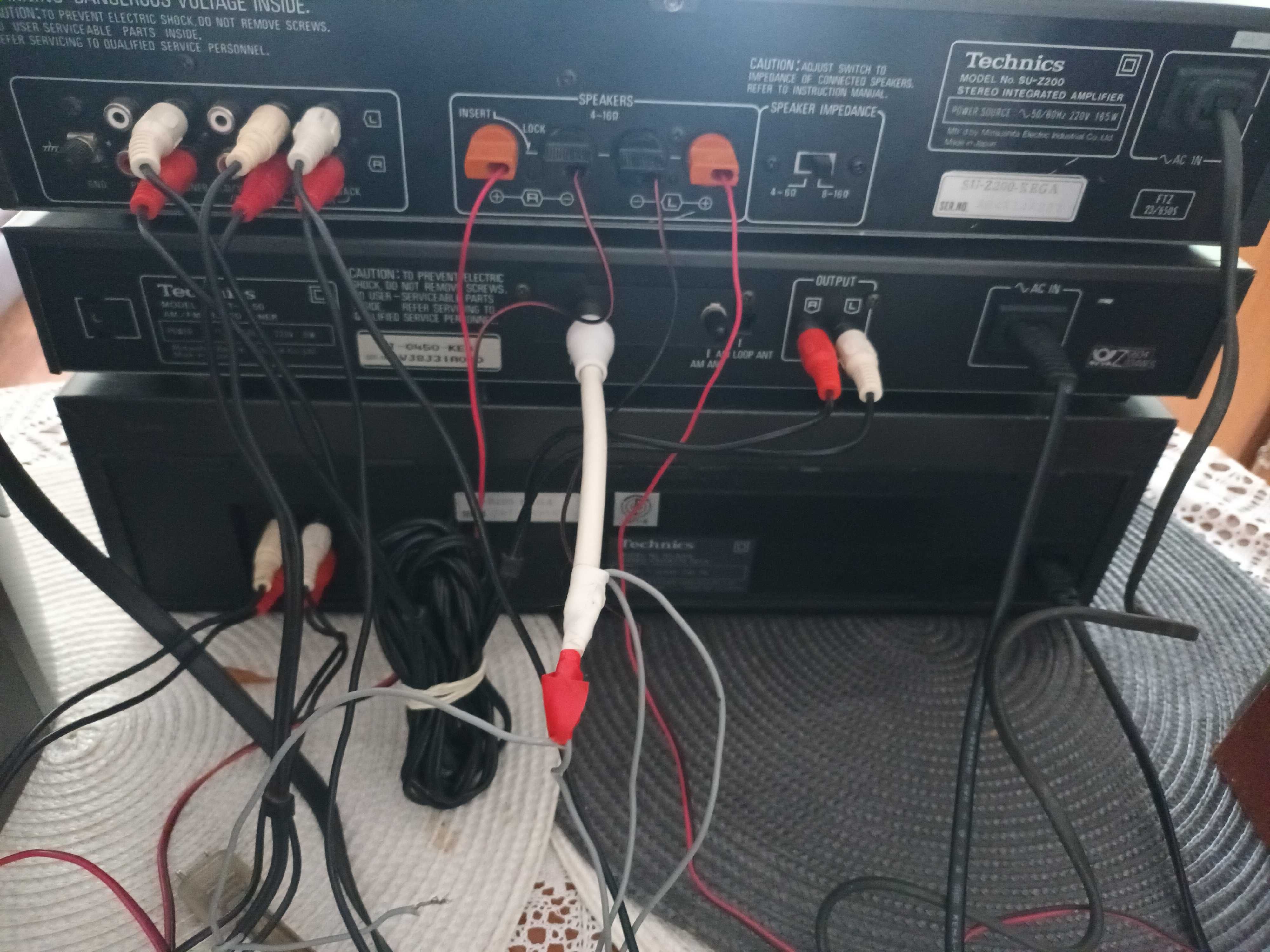 Technics SU=Z200 ,ST-G-450 ,RSB 205 Amplituner Wzmacniacz Magnetofon