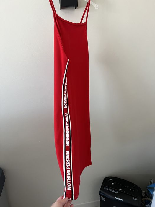 Bershka czerwona sukienka Mini obcisła Na Ramiączkach r. S