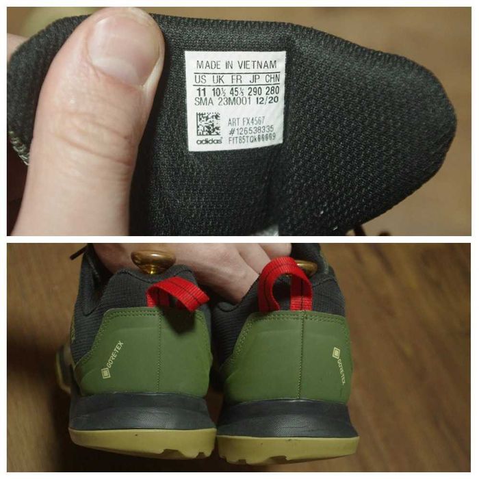 Кросівки Adidas Terrex Ax3 Gore-Tex FX4567 оригінал 45.5р стан чудовий