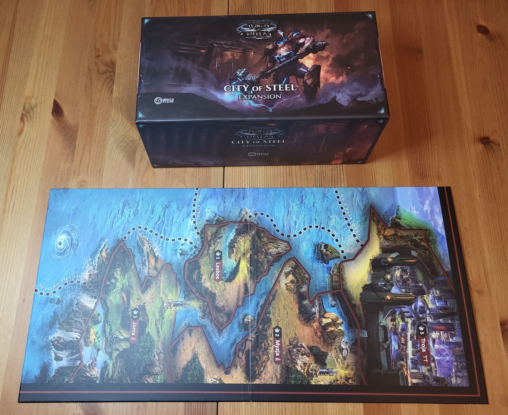 Gra Planszowa City of Steel - dodatek do Lords of Hellas