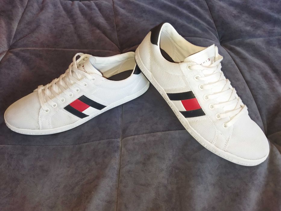 Чоловічі білі кеди кросівки Tommy Hilfiger р.43  28см