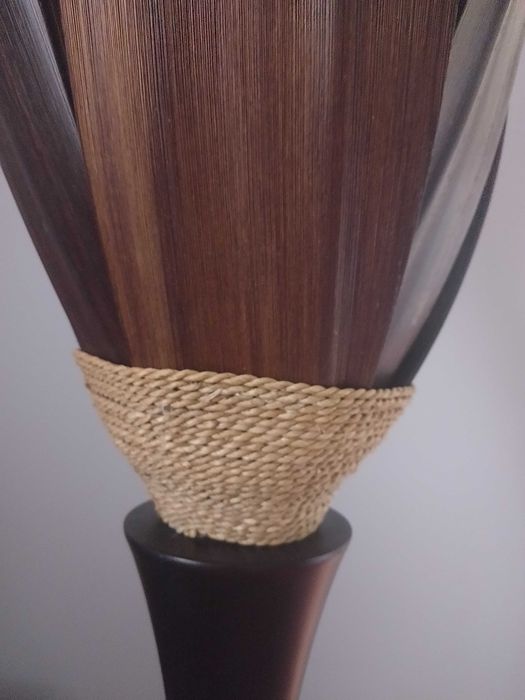 lampa z drewna egzotycznego ok. 200 cm