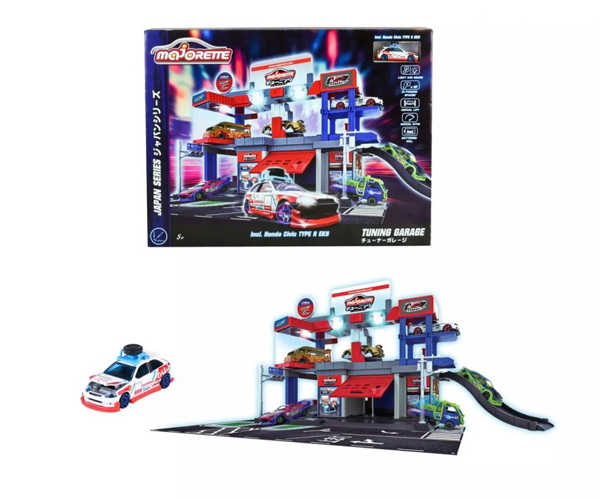 Garaż samochodowy MAJORETTE Japan Series Tuningowy. Majorette