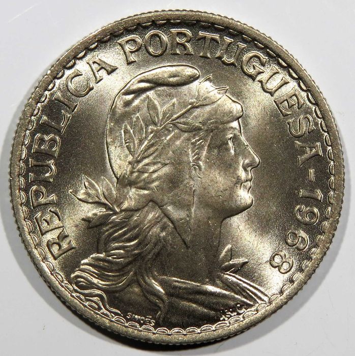 Republica Portuguesa - 1 Escudo 1968 FDC Excelente exemplar 6€