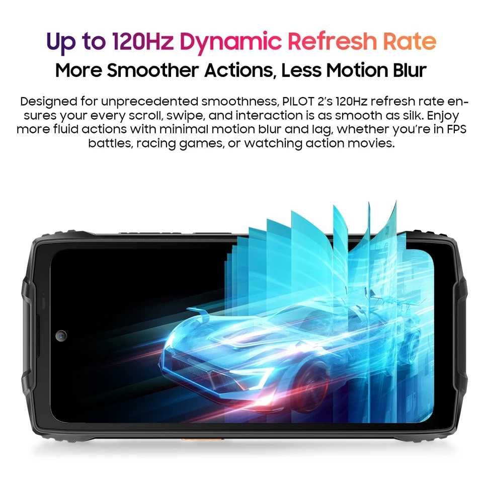 BLACKVIEW OSCAL PILOT2, 24/256Gb, 50/32Mp, 8800мАч 45W, фонарь 170люм.
