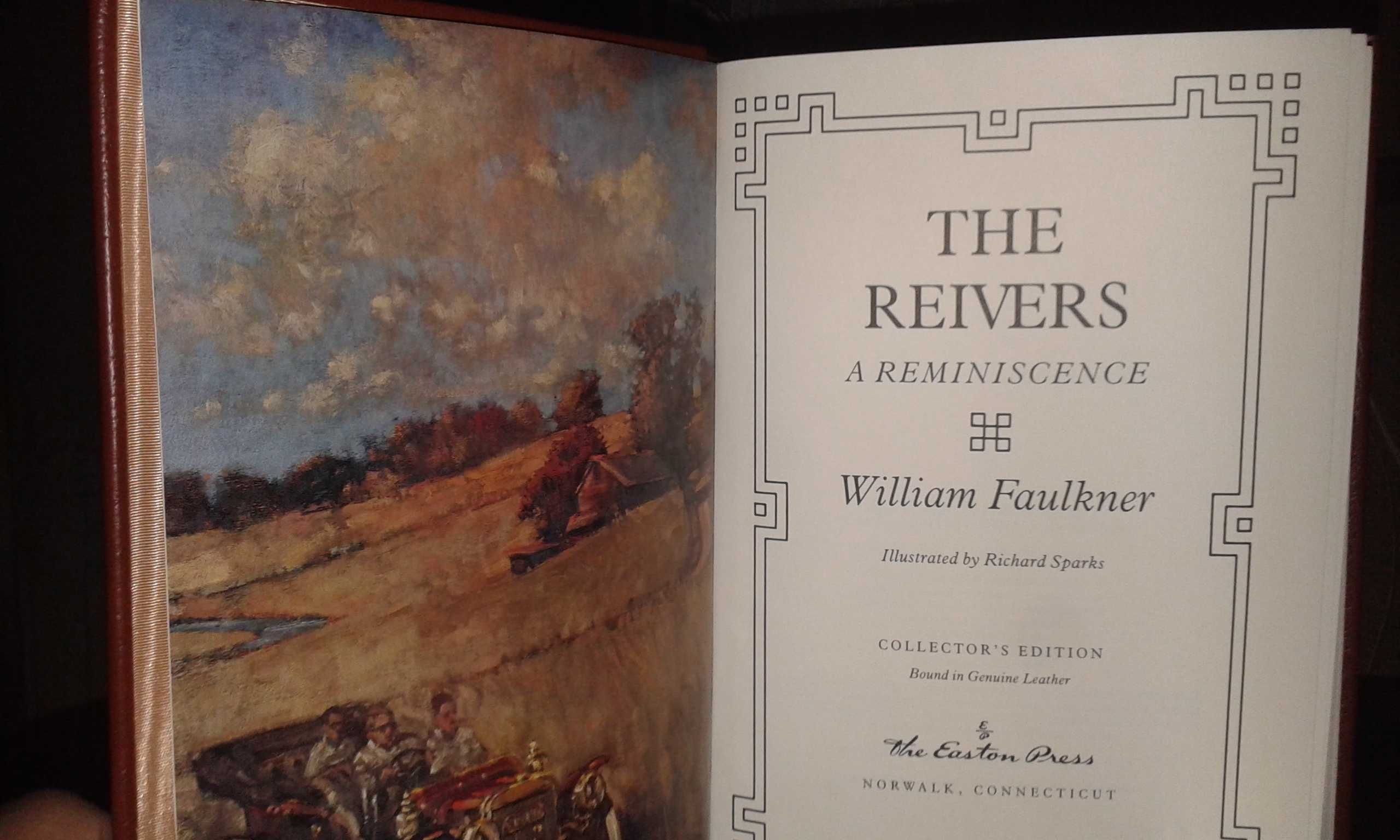 W. Faulkner "Light in August, As I lay dying, The rivers, The sound