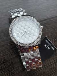 -35% Armani часы женские AX5215 серебристые годинник срібний