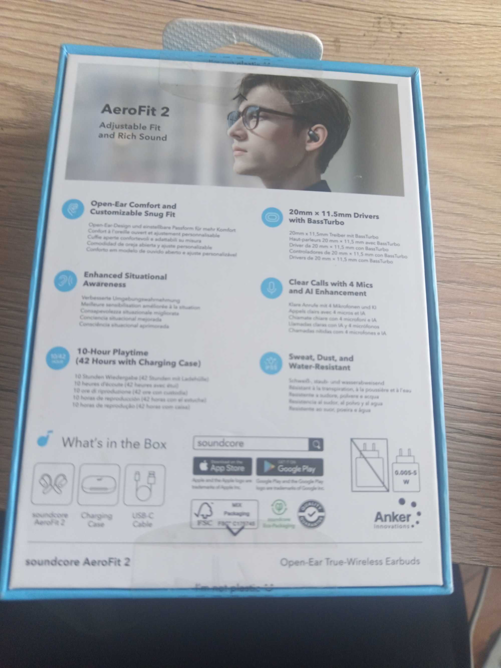 Нові оригінал   Anker SoundСore AeroFit 2 Black
