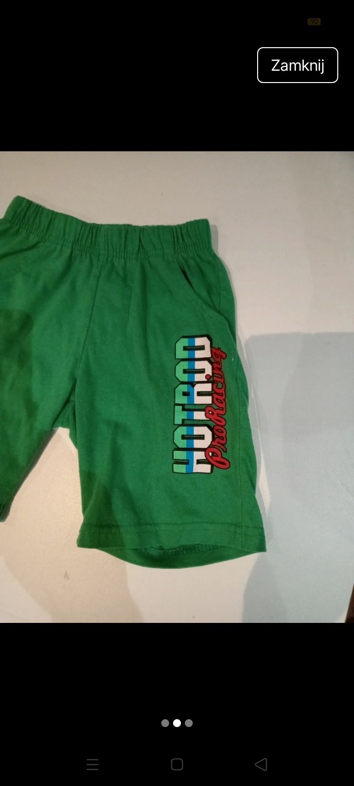 Spodenki dla chłopca