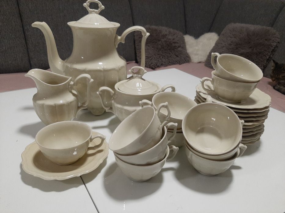 Komplet przedwojennej porcelany Tielsch Altwasser