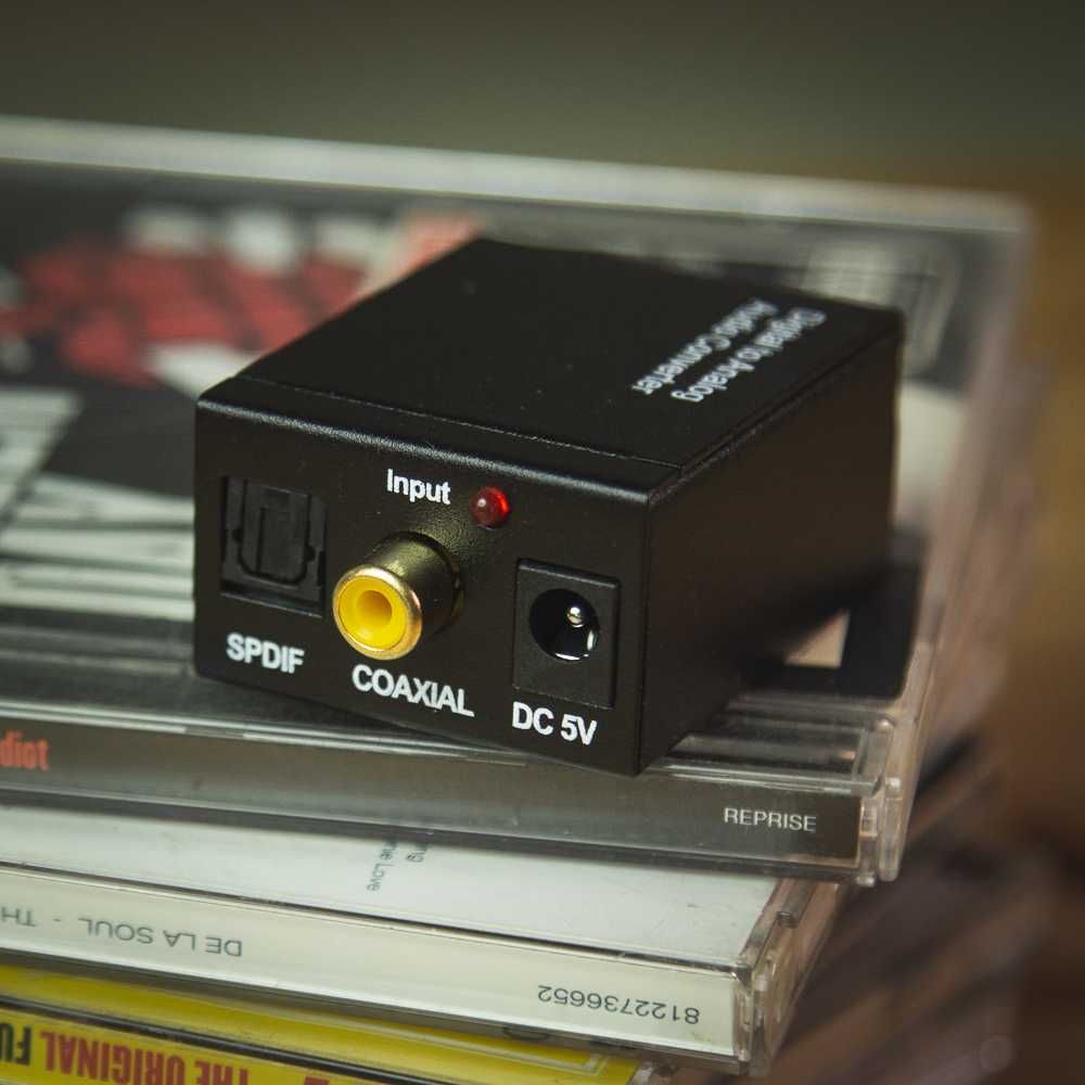 Nowy konwerter dźwięku DAC | Optyczny do RCA / jack