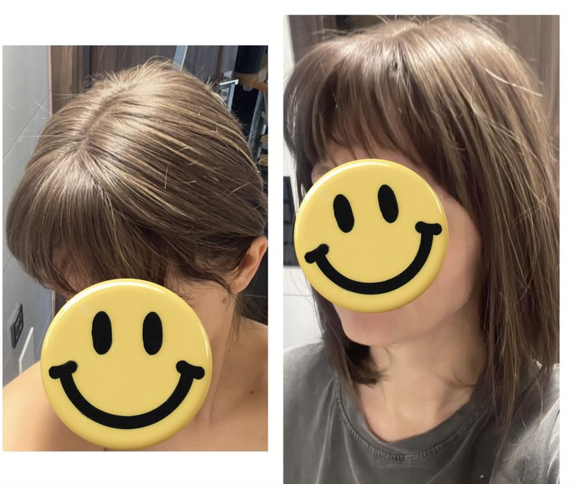 Mini topper Zara z grzywką Hairlux