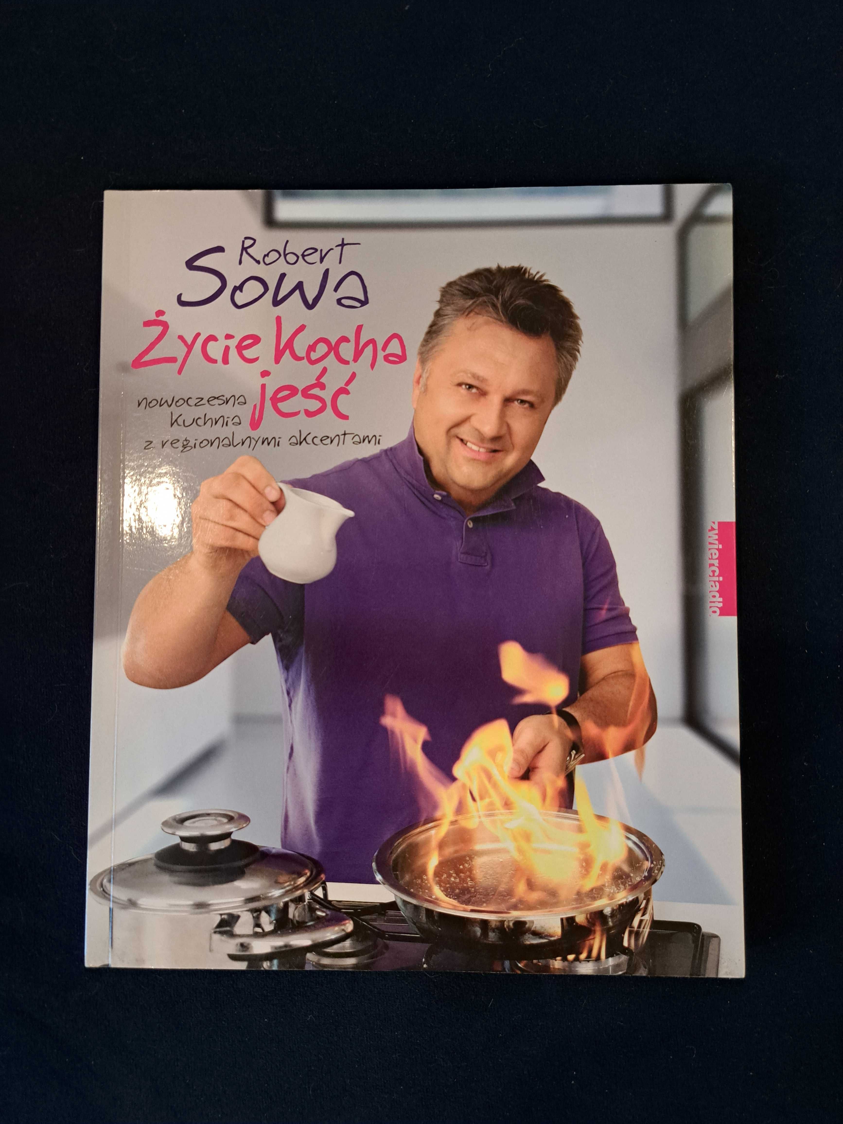 Robert Sowa Życie kocha jeść książka z autografem autora