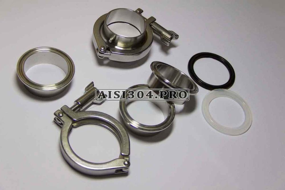 Clamp кламп нержавіючий Dn 50 (52*1.5 мм) AISI 304 DIN 11850 | TRiNOX