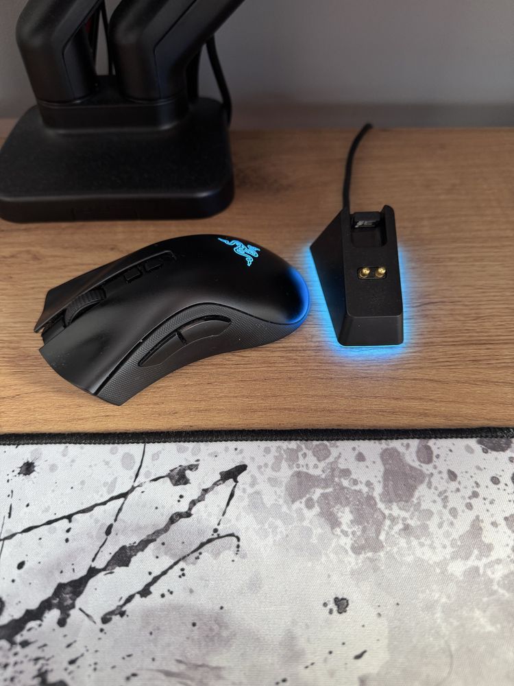 Razer DeathAdder V2 Pro + Charging Dock + Dongle myszka gamingowa RGB