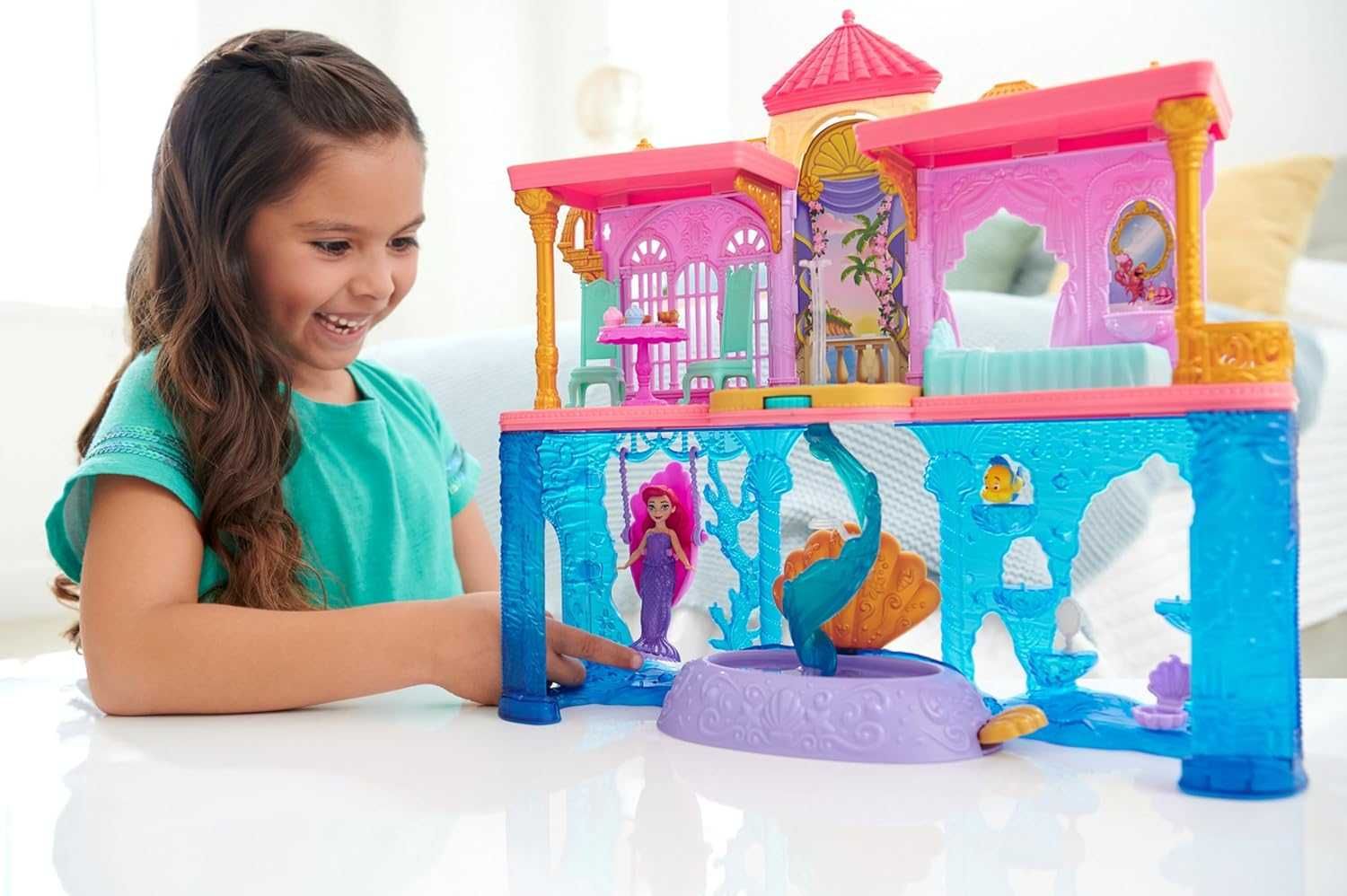 Mattel Disney Princess Doll Playset,Ariel Land.Замок русалоньки Арієль