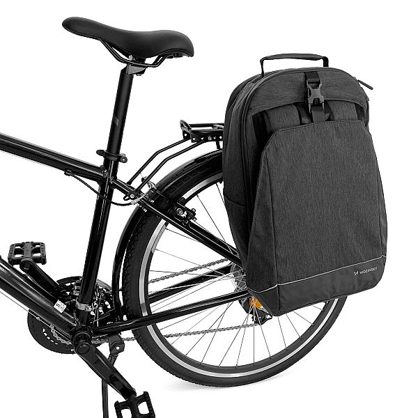 Wozinsky torba rowerowa na bagażnik plecak rowerowy ze stelażem 2w1/30