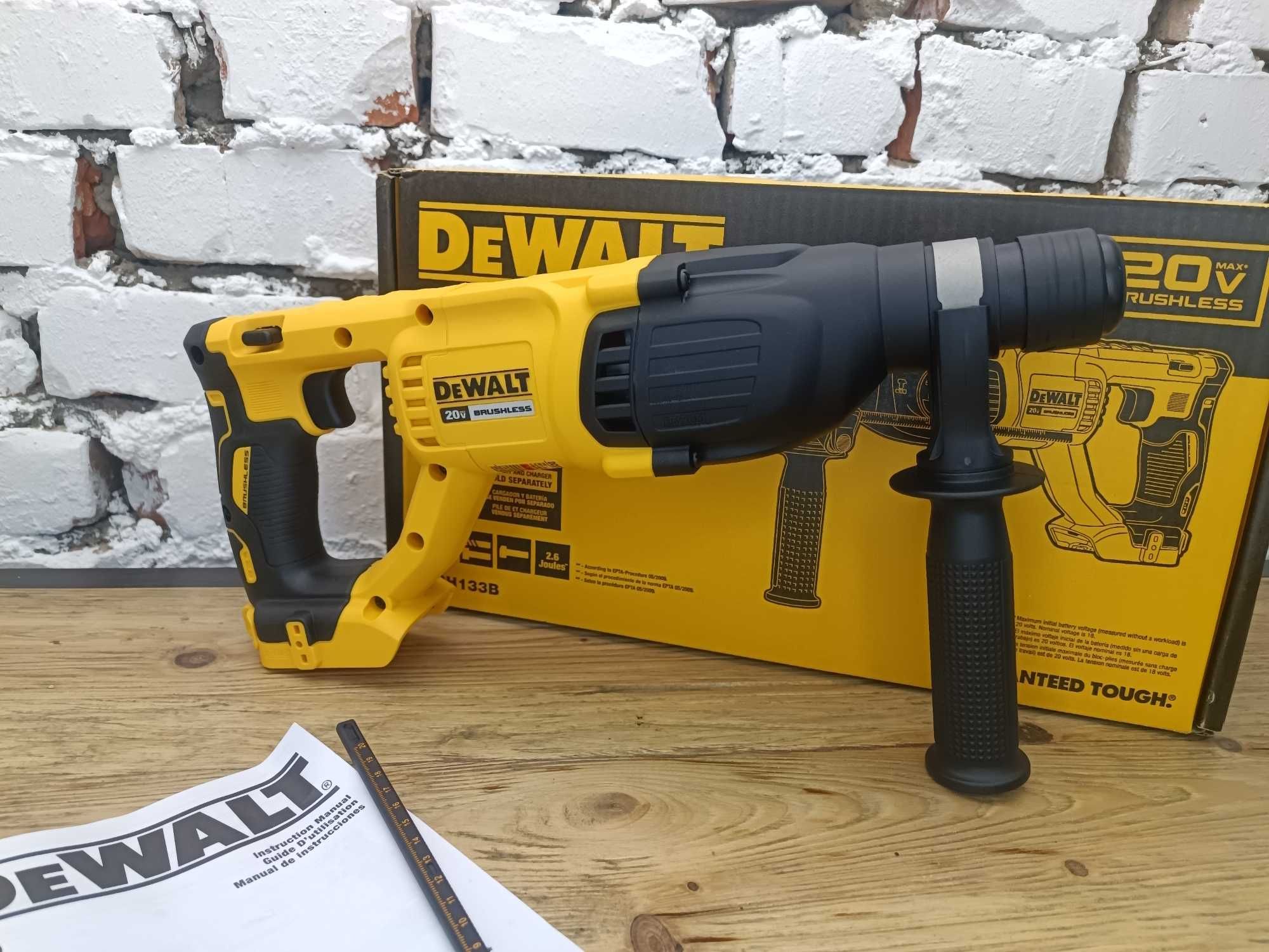Безщітковий акумуляторний перфоратор DeWalt DCH133 з США Орігинал