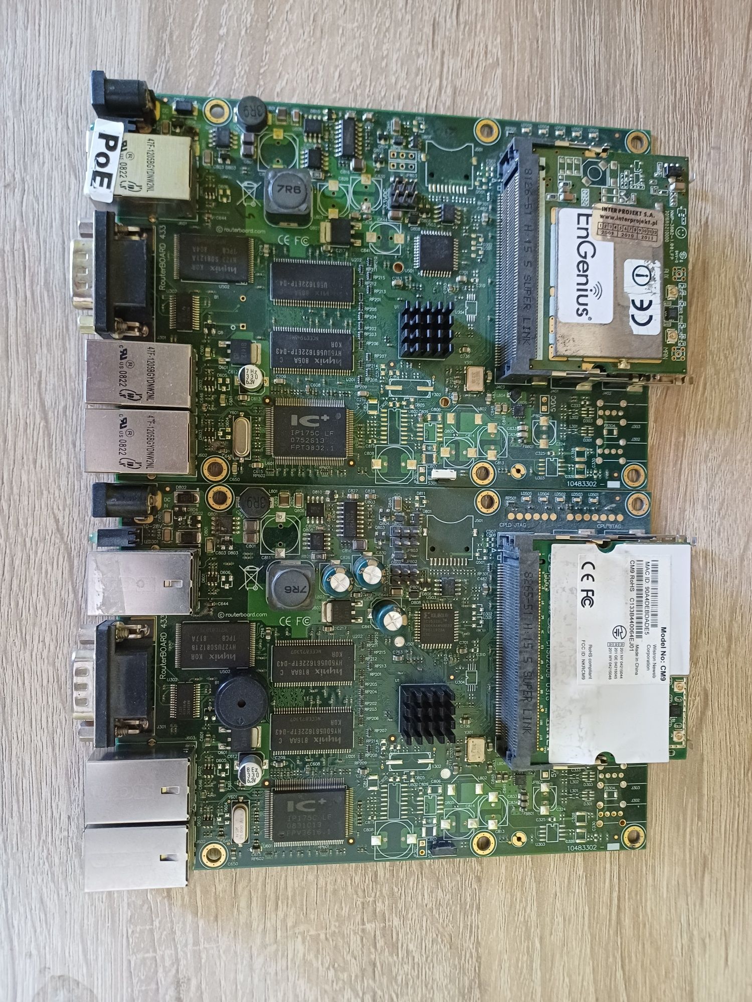 2 sztuki Mikrotik Routerboard 433