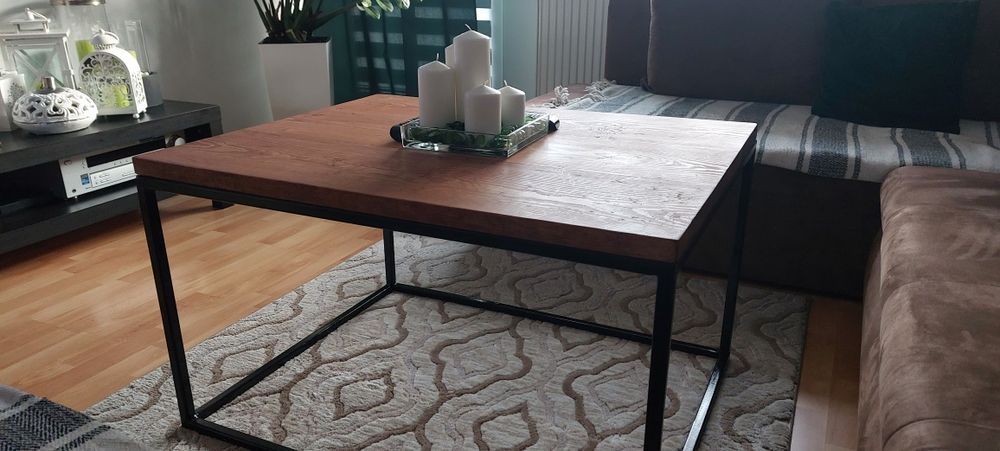 Stolik Loft Solidna wlasna konstrukcja Pod Wymiar