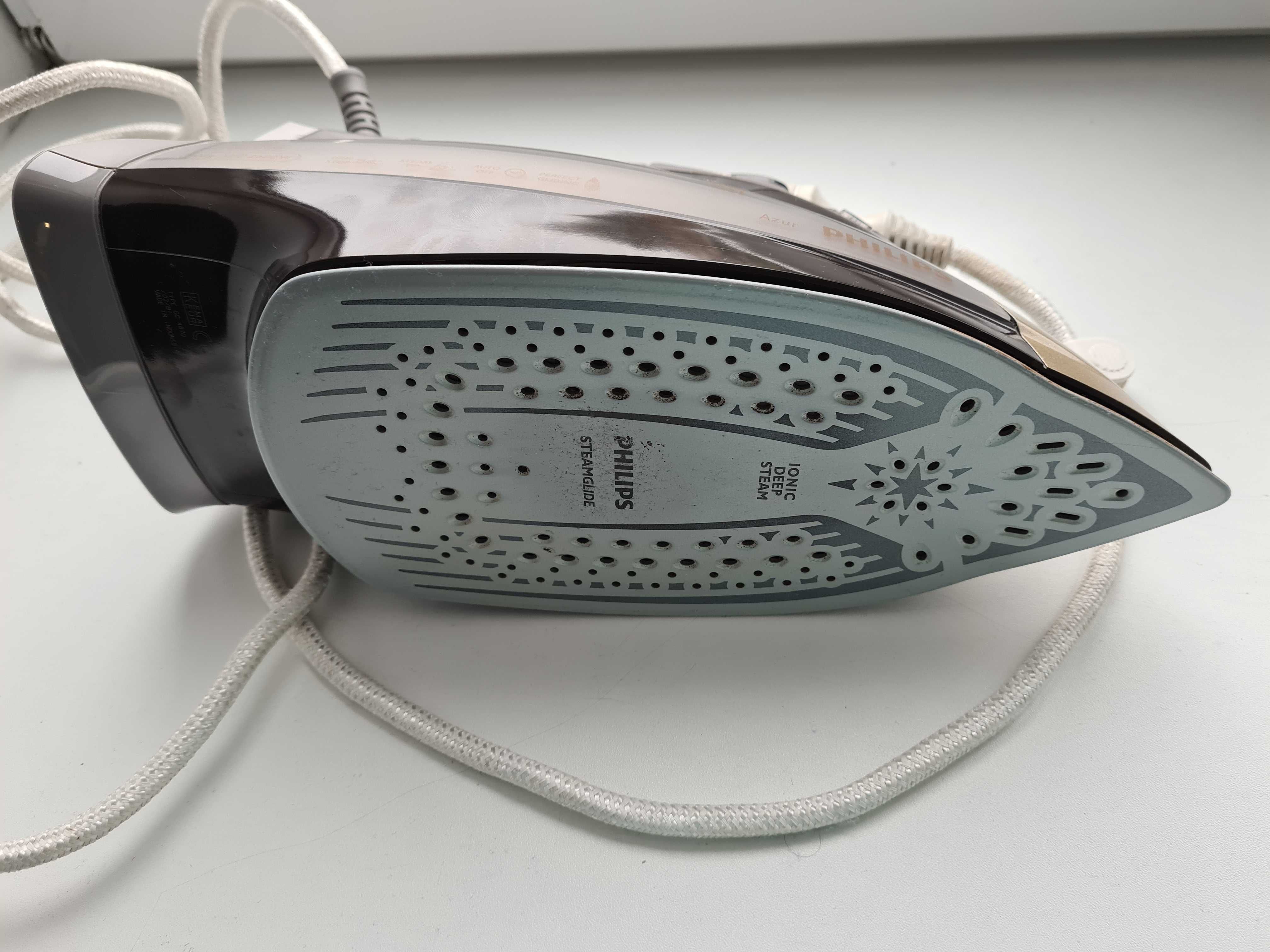 Żelazko Philips Azur nl9206ad funkcjonalne choć lekko uszkodzone