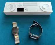 Apple Watch 7 GPS + Cellular 45mm GOLD stal + 2 bransolety