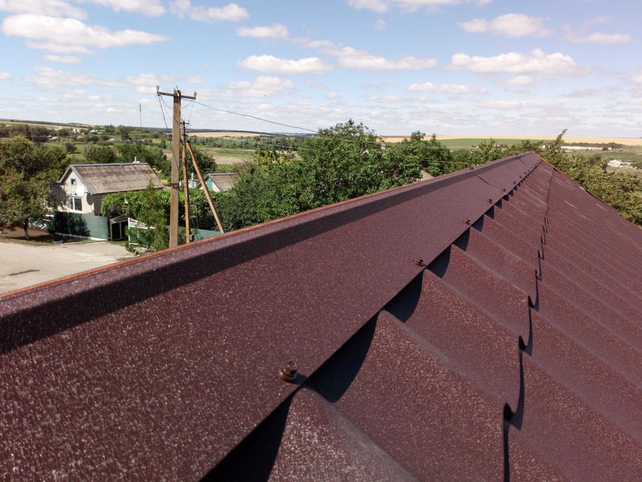 Монтаж усіх типів покрівельних матеріалів