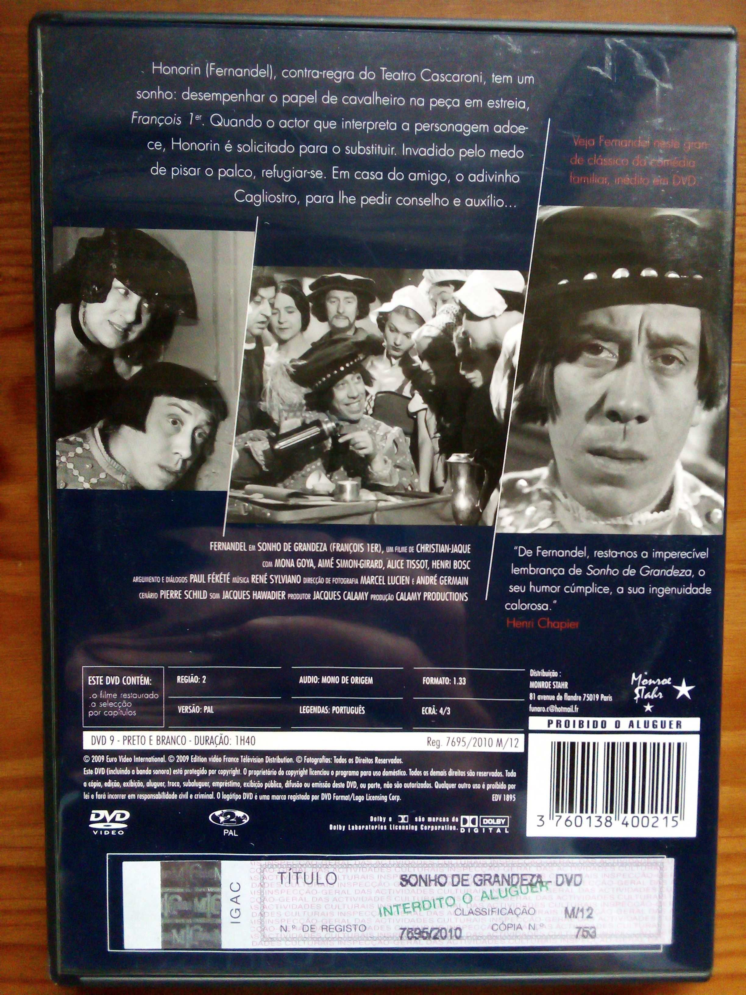 Sonho de Grandeza / Fernandel / Christian-Jaque