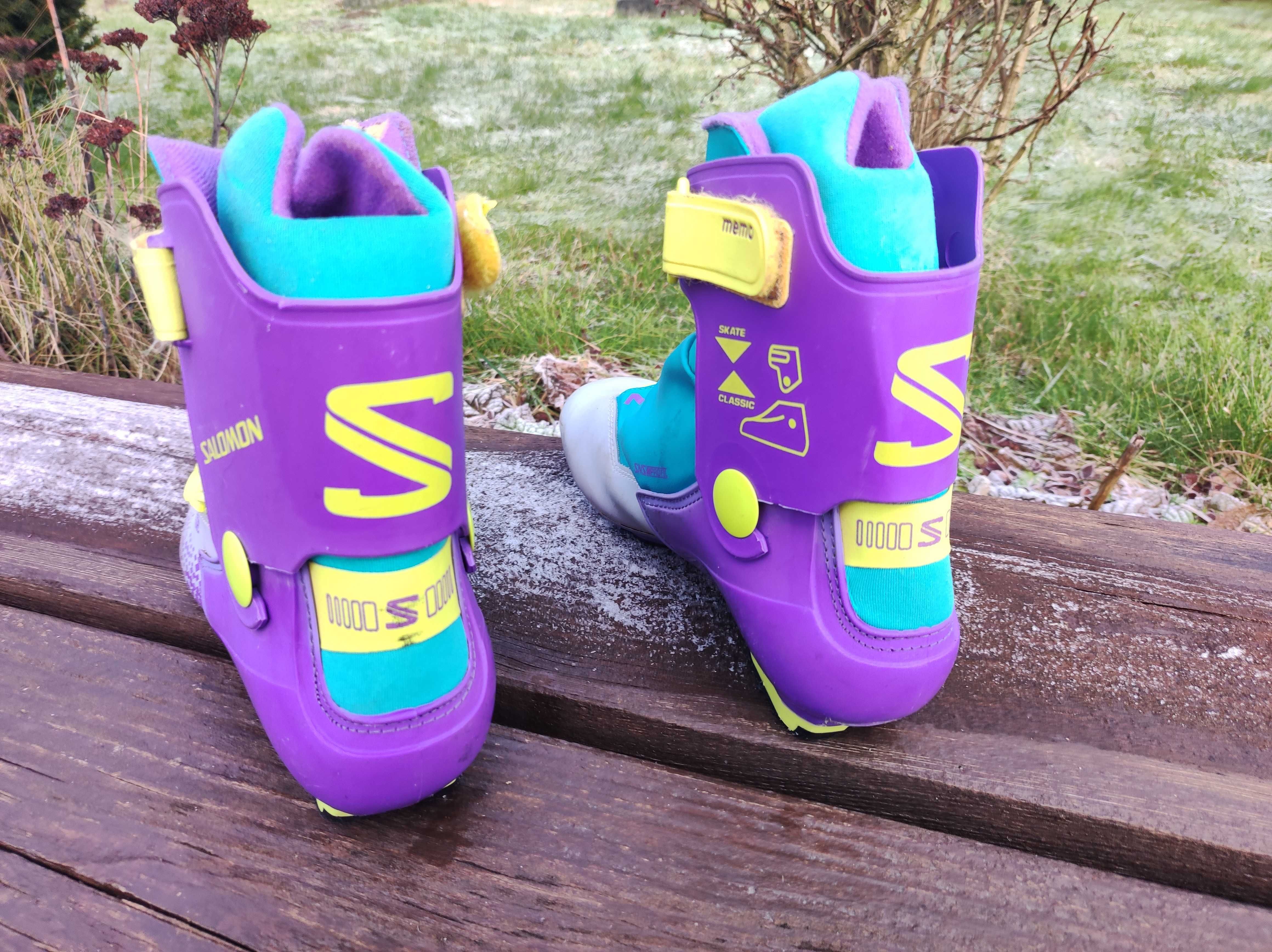 Buty do nart biegowych biegówki Salomon 811 Skate & classic SNS roz 43