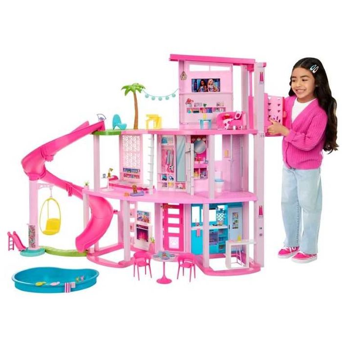 Barbie, Dreamhouse Dom Marzeń, domek z akcesoriami, bez lalek
