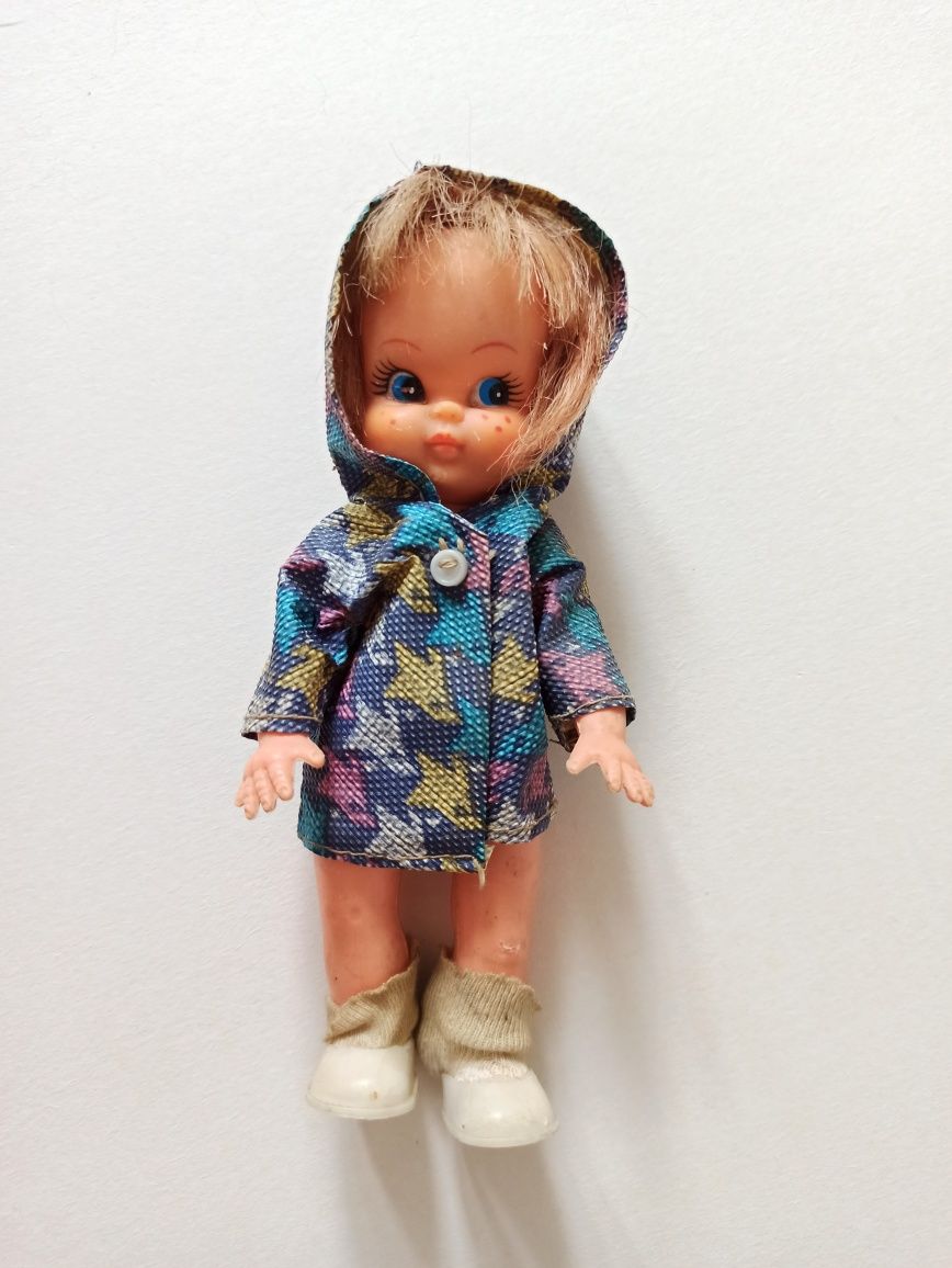 Stara zabawka lalka PRL vintage laleczka buciki płaszczyk