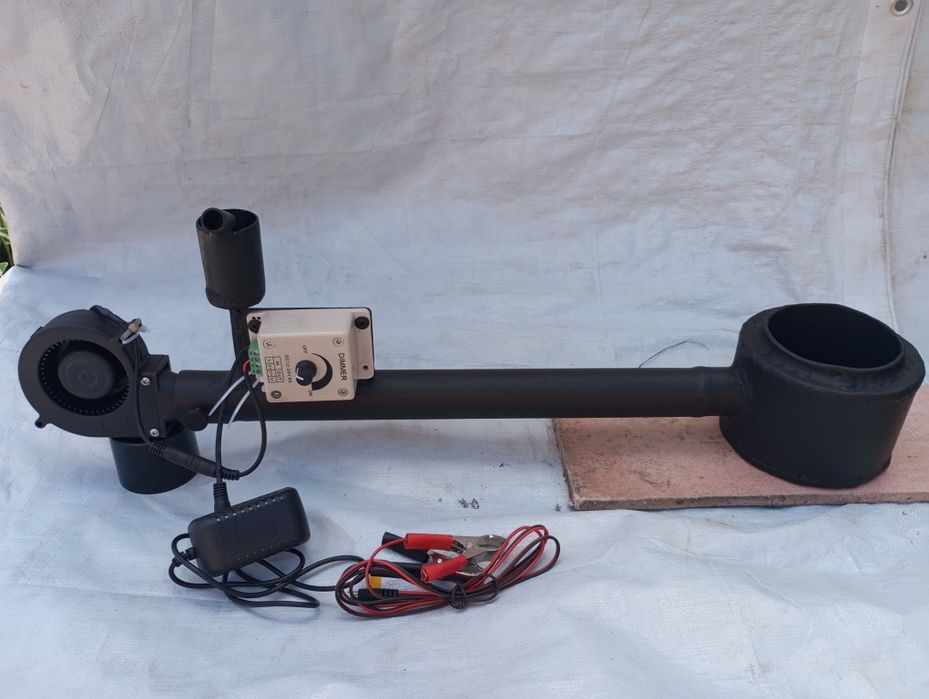 Горелка на отработке.