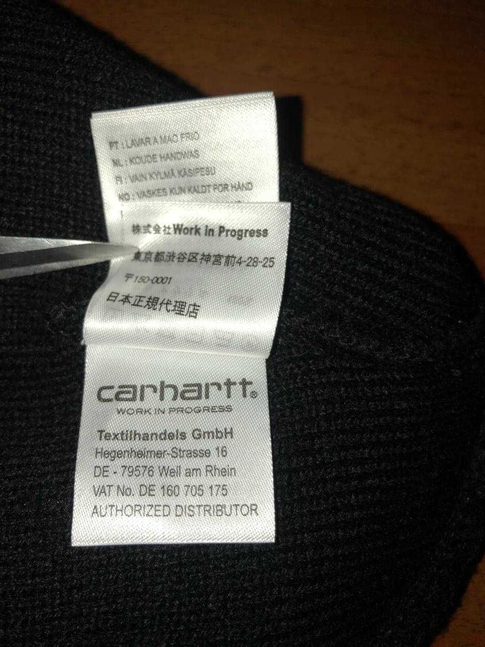 шапка Carhartt черная