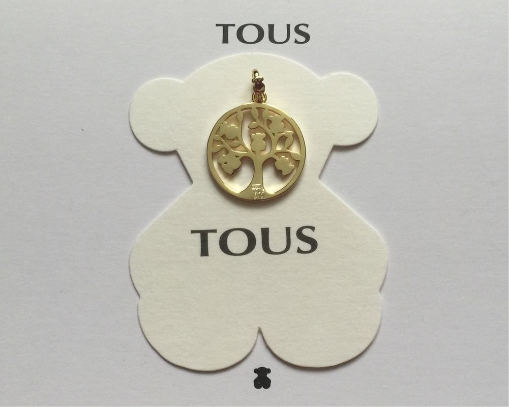 Tous Good Vibes zawieszka złota 2,2 cm