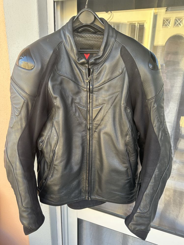 Casaco dainese fighter black tam 52
