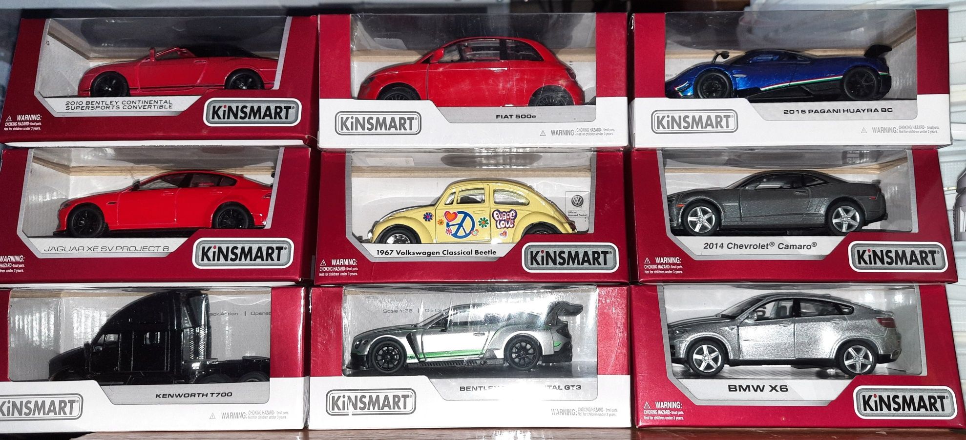 Новые модели машин Kinsmart