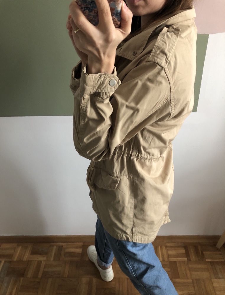 Kurtka parka safari Bershka XS