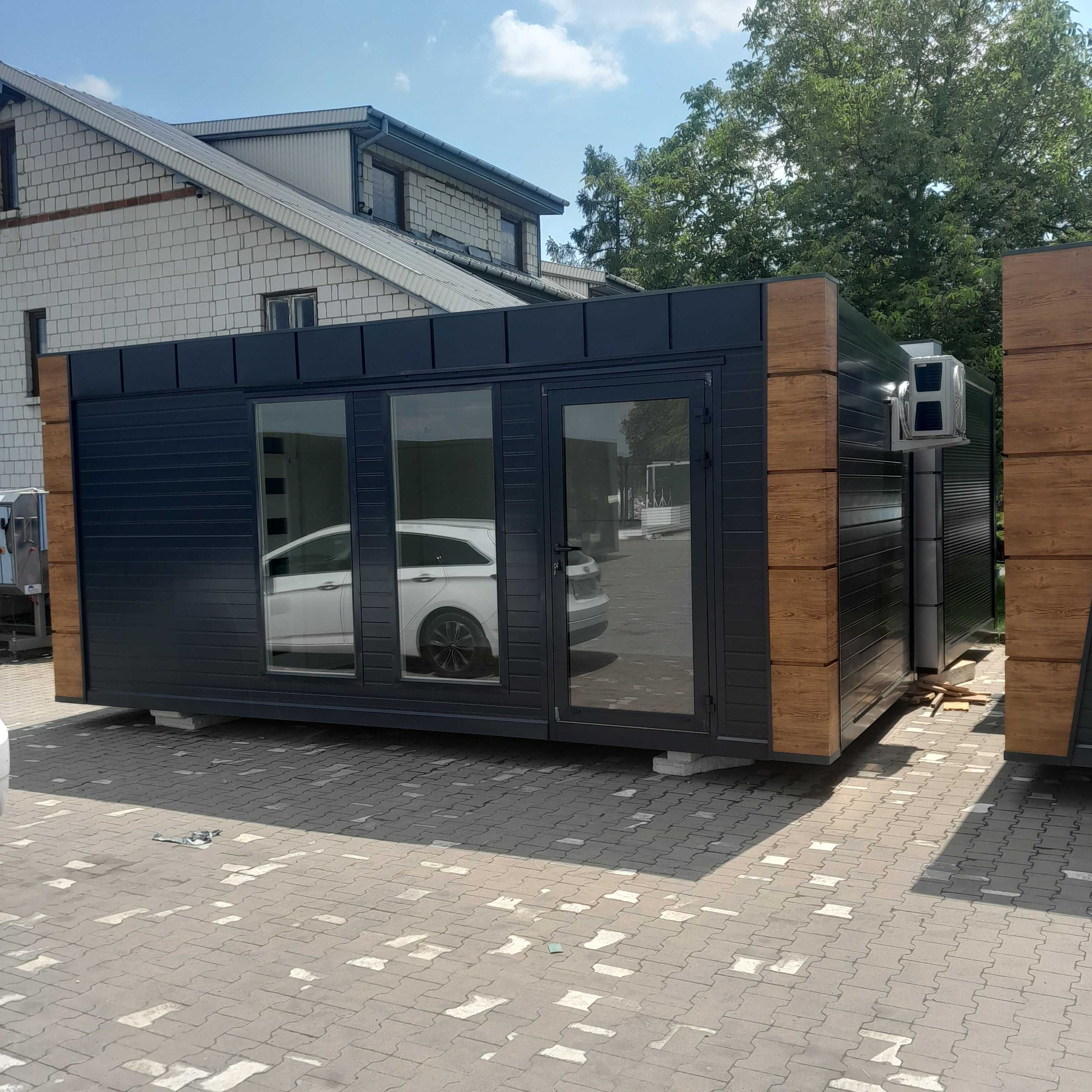 Kontener na ramie 6x3m pawilon usługowy handlowy biuro