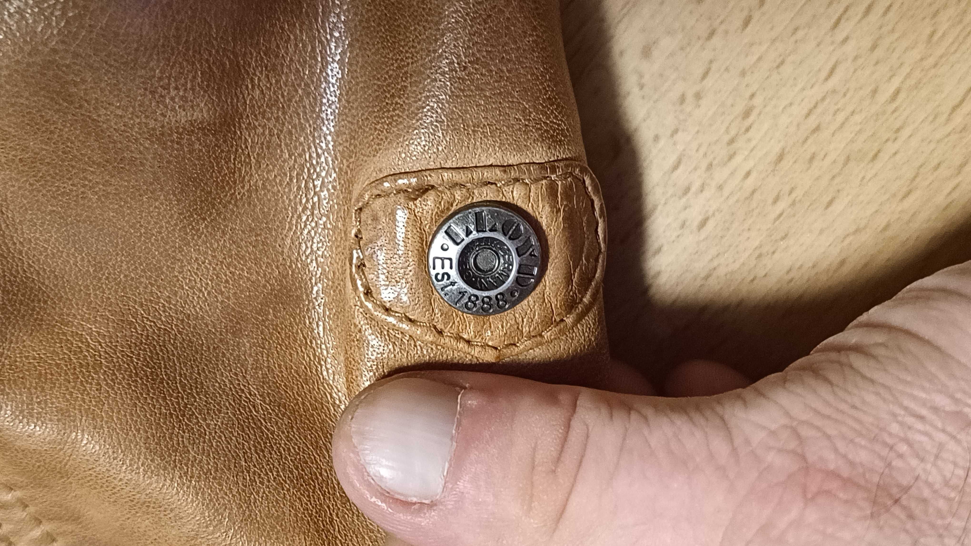 Męska kurtka skórzana LLOYD r.XL stan bardzo dobry