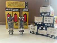 2 x EL95 / Valvo NOS / Telefunken - Siemens - Mullard