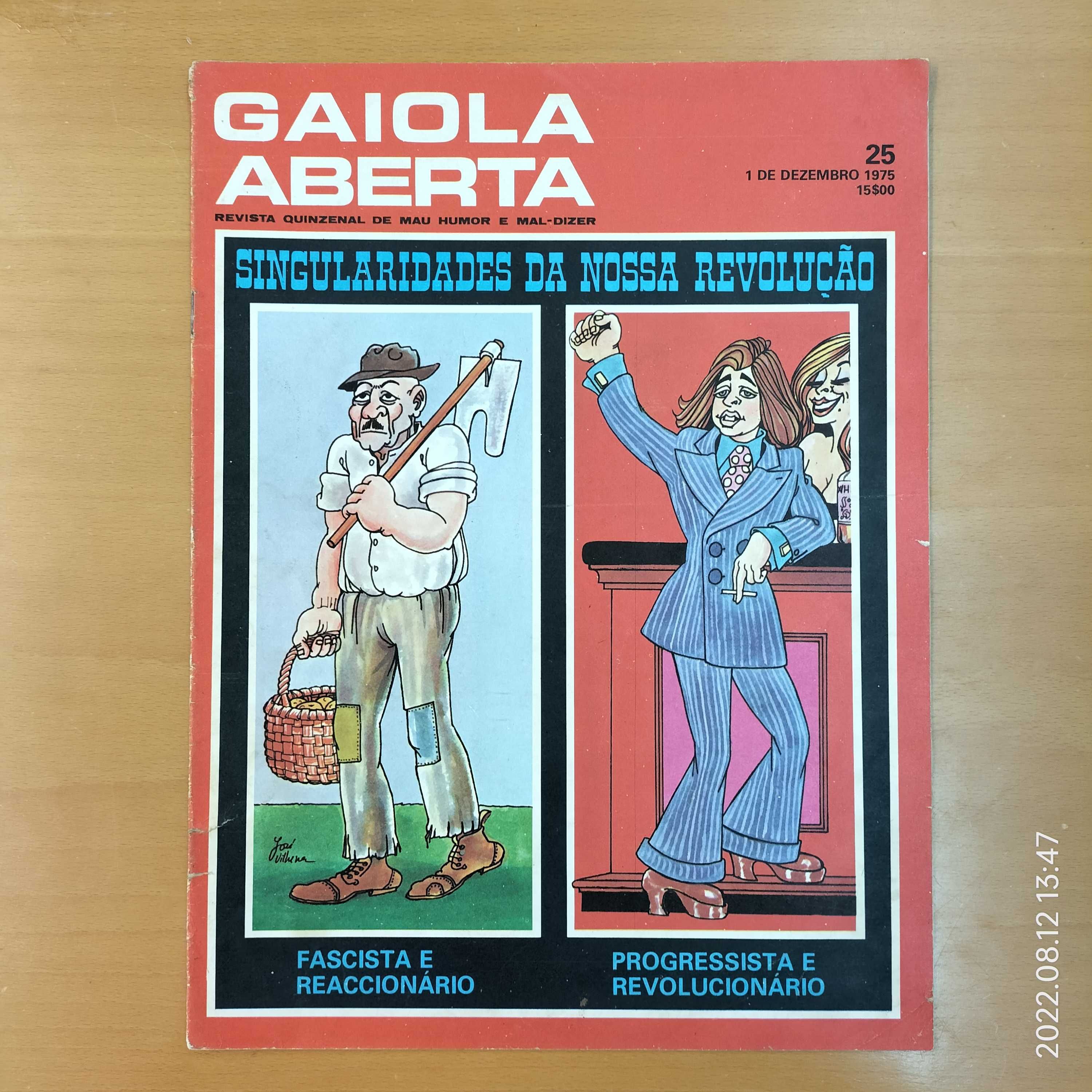 Revistas "Gaiola Aberta"  e Revistas "Fala Barato" de José Vilhena