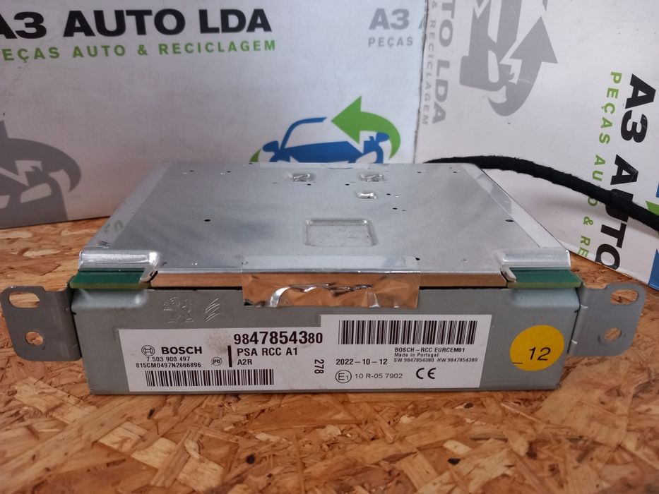 Autoradio sistema multimédia display navegação Peugeot Citroen Opel