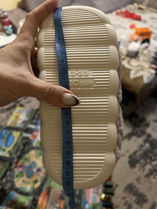 Теплі тапки, дитячі тапочки, тапки в садок