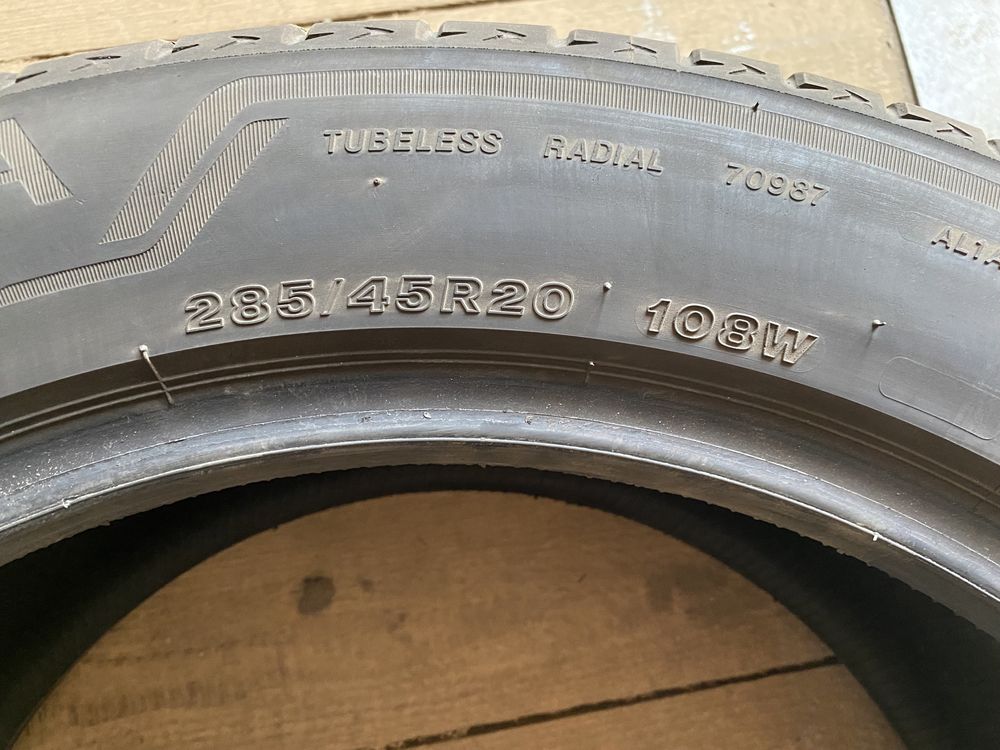 Літня резина шини 285/45R20 BRIDGESTONE