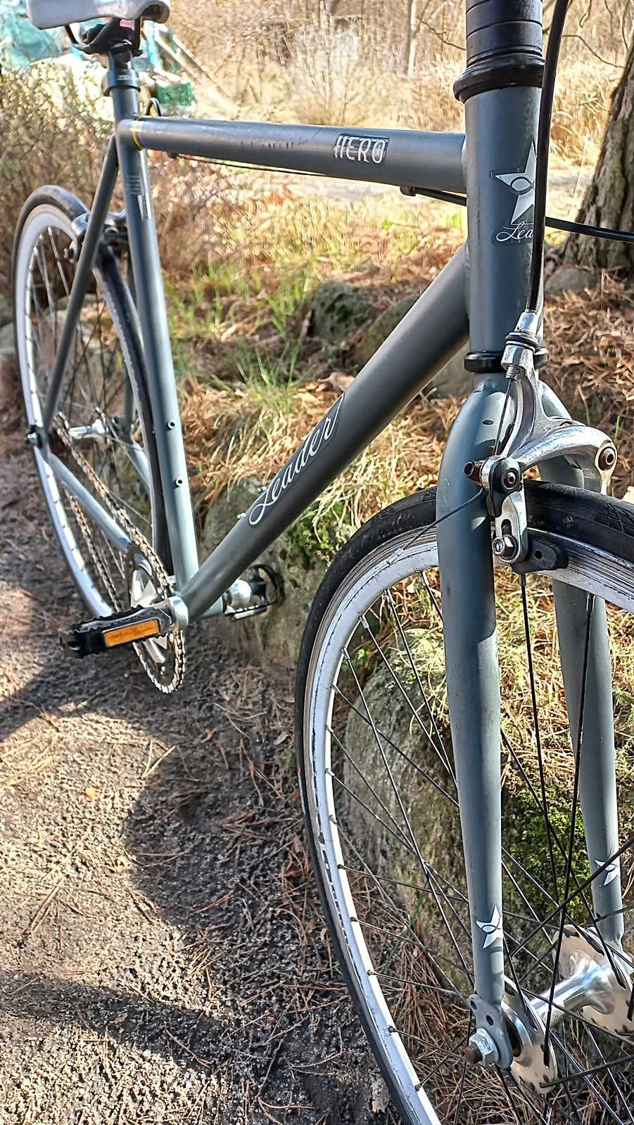 Rower Szosowy Szosa Ostre Koło Fixie Leader Hero Single Speed 28