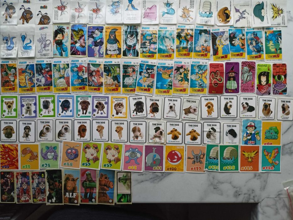 Naklejki Naruto chipicao, Dragon Ball, mr snaki, pokemon i inne