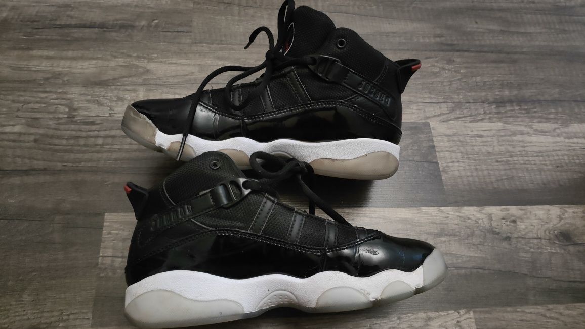 buty Air JORDAN 6 Rings Black za kostkę