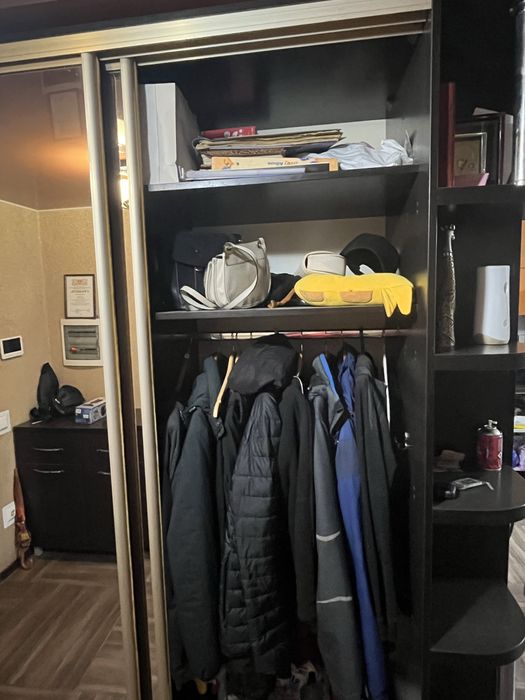 Шафа купе із зіркальними дверями