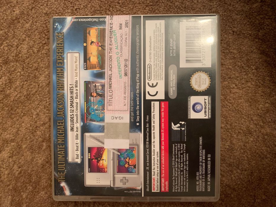 Jogo Nintendo Michael jackson